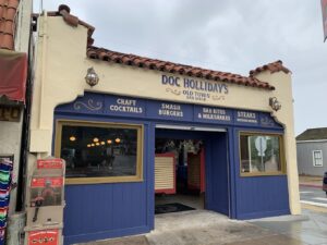 Doc Holliday's restaurant exterior in San Diego Old Town